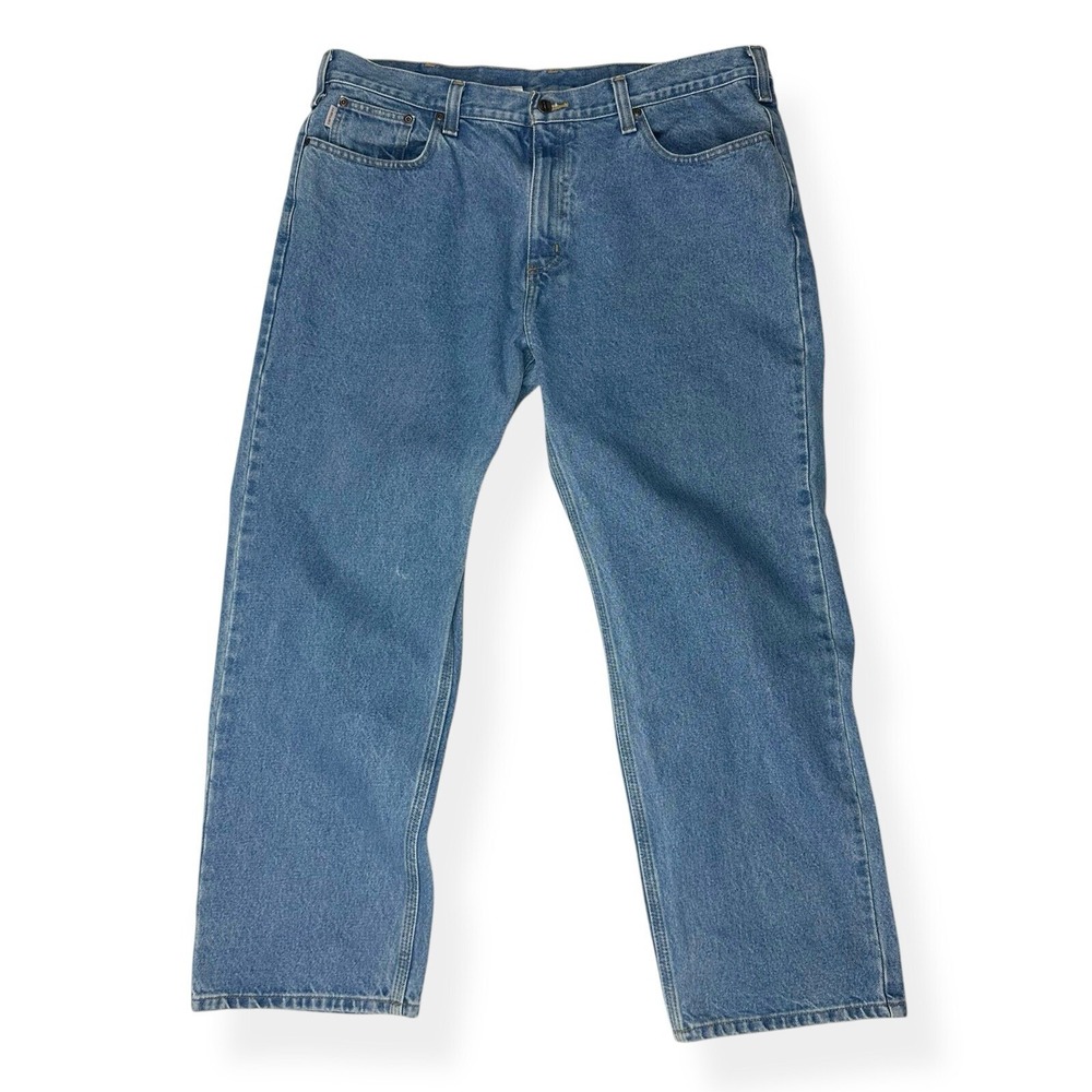Carhartt Relaxed Fit‎ Straight Leg Jeans B460 LVB Size 40x30 Denim